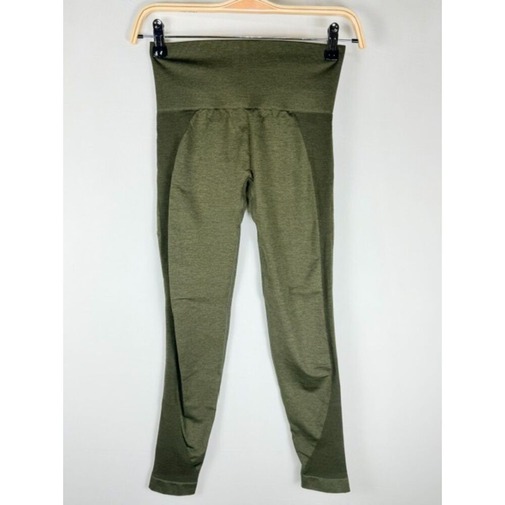 NVGTN Contour 2.0 Seamless Scrunch Leggings Olive Green Small